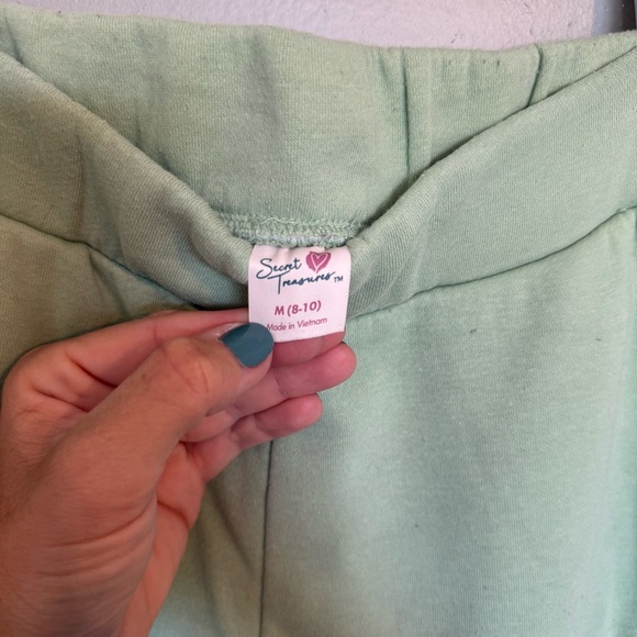 Secret Treasures Mint Green Top L Bottoms M - Picture 10 of 12